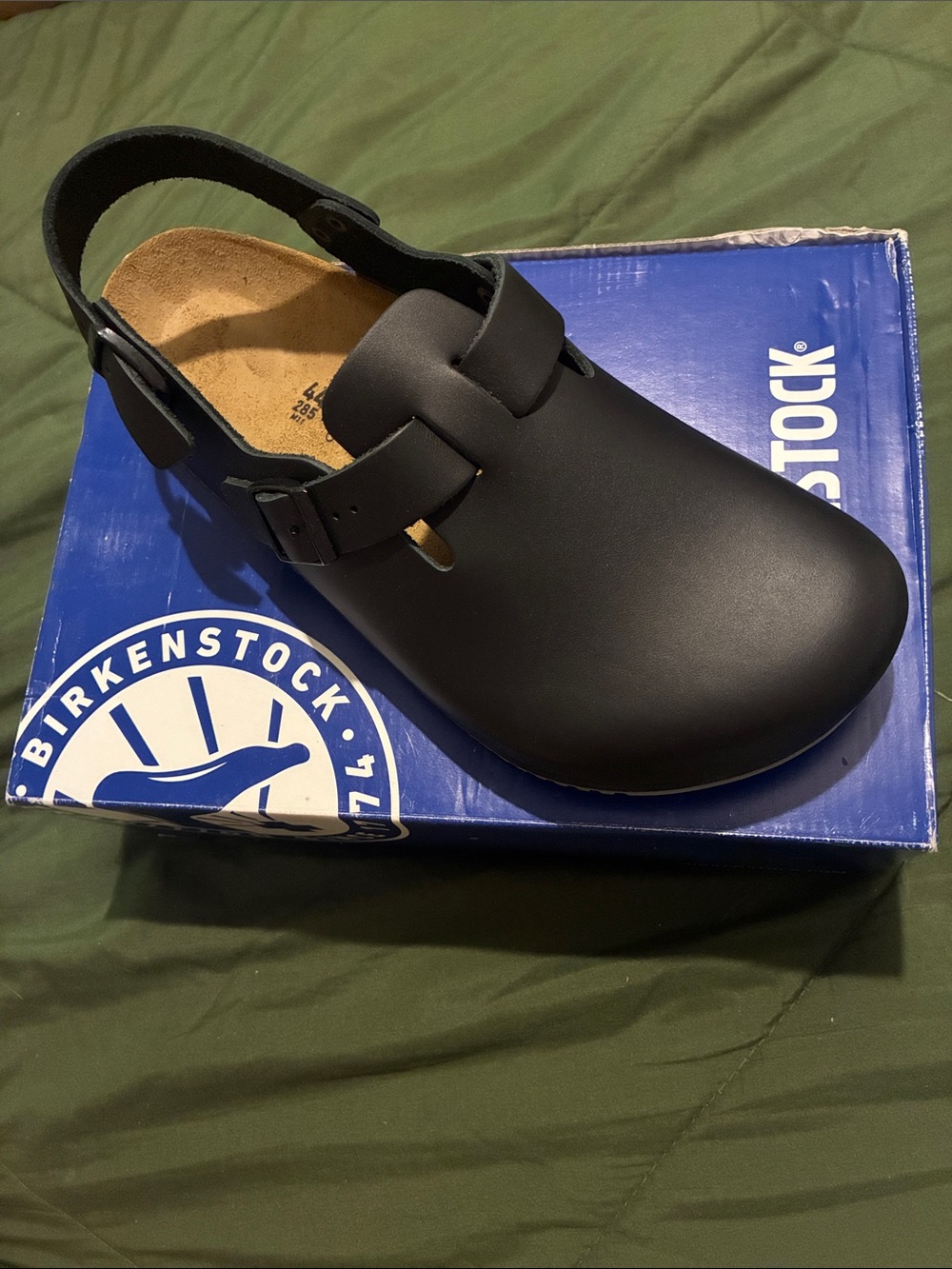 Birkenstock Kids Black Closed-Toe Clog Sandal with Heel Strap